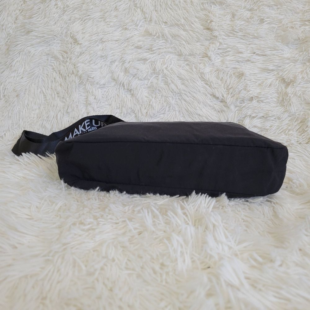 Make Up Forever Makeup Cosmetics Adjustable Over the Shoulder Zipper Black Bag - Picture 2 of 9